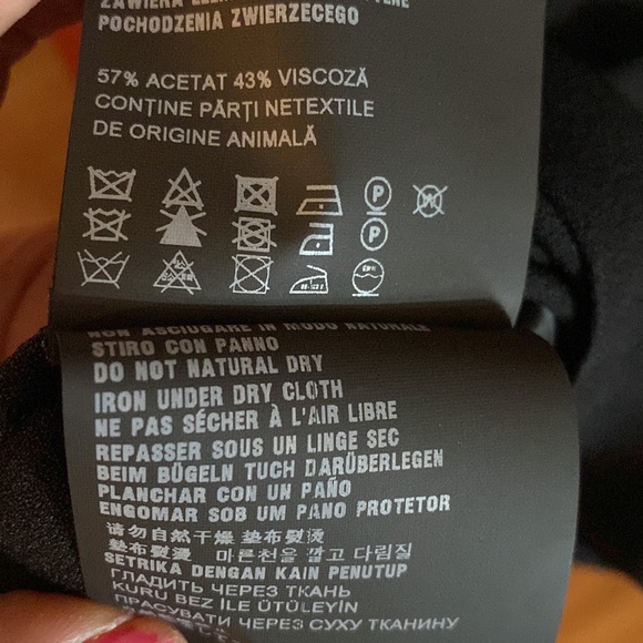 New with tags Prada black detailed blouse sz 46 - Picture 10 of 10